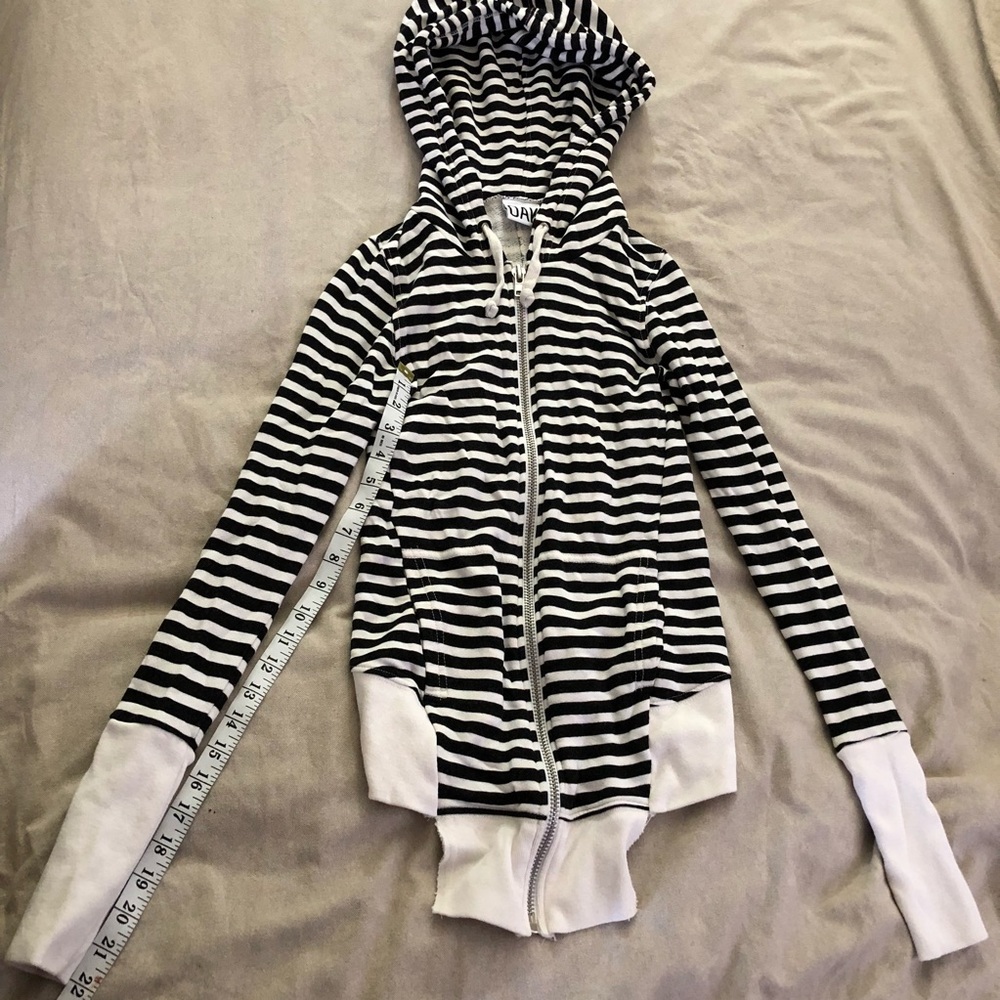 OAK NYC striped hoodie xs